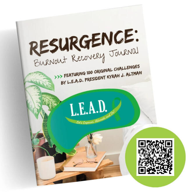 Author of Resurgence: Burnout Recovery Journal, Available on Amazon & Etsy